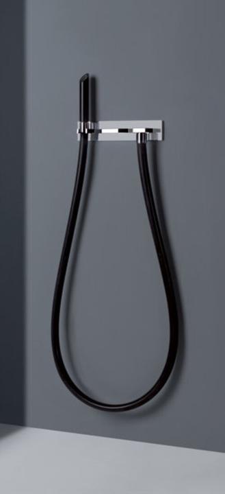 Actual product image Gessi Water Tube Kneipp, ready-to-install set for Kneipp hose black with plastic shower head, versio