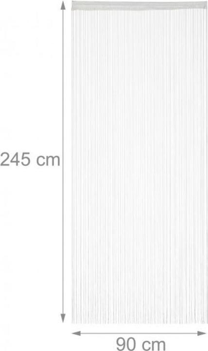 Actual product image Relaxdays White String Curtains (145 x 245 cm)