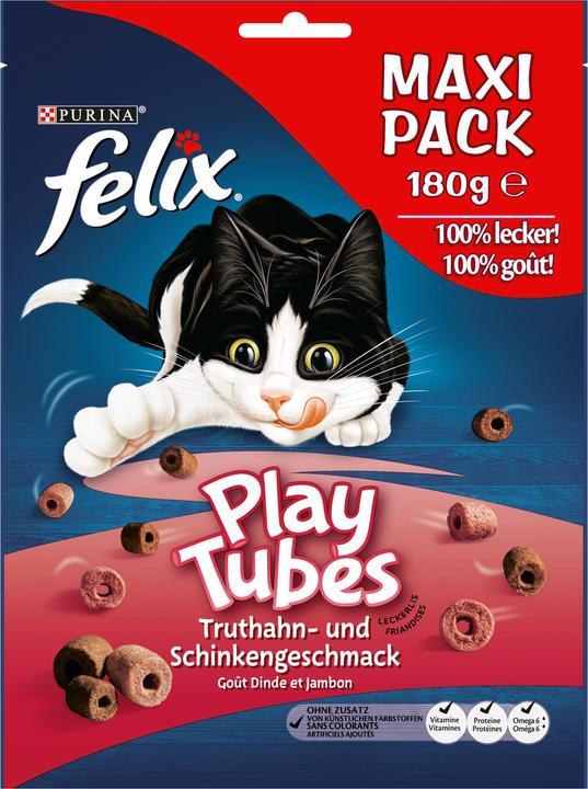 Actual product image Felix Play Tube Turkey & Ham (1 pcs., 180 g)