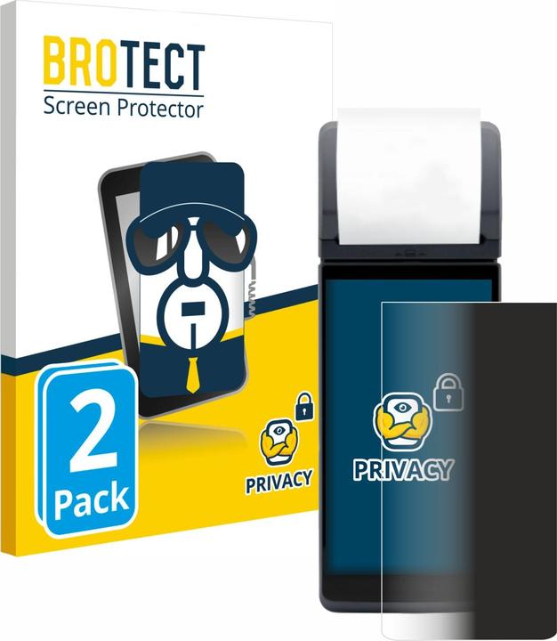 Actual product image BROTECT Anti-spy privacy film Blue light protection film (2 Piece, LG G4 Pro)