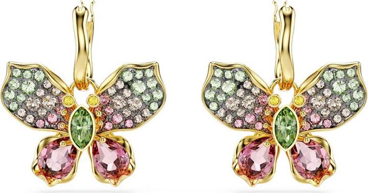 Actual product image Swarovski Idyllia Drop Ohrhänger Verschiedene Schliffe Pavé Schmetterling Mehrfarbig (Swarovski Metal)