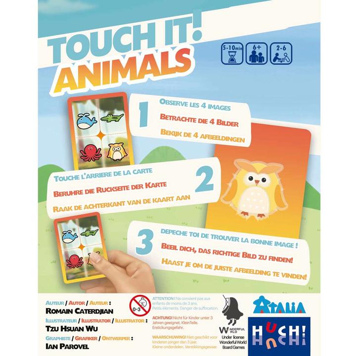 Produktbild TOUCH IT Tiere (d,f) (Deutsch, Französisch)