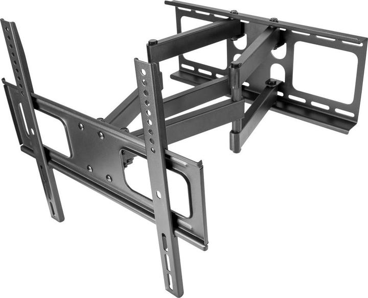 Immagine prodotto Techly Supporto a parete per TV LCD 81-139cm 32-55pollici nero inclinabile 5-12gradi VESA 600x400 carico b (Muro, 55", 50 kg)