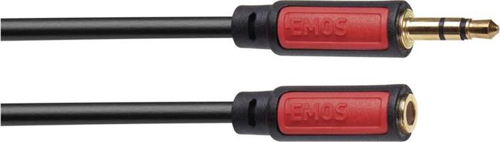 Produktbild Emos Klinkenkabel 3,5mm stereo, Stecker - 3,5mm Buchse, 5m (5 m)