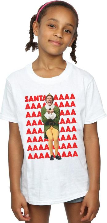 Produktbild Elf Buddy Santa Scream TShirt Mädchen (140, 146)