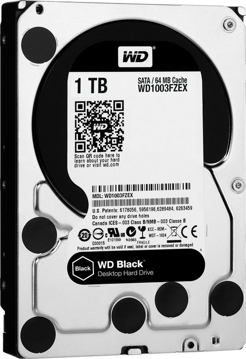 Actual product image WD Black (1 TB, 3.5", CMR)