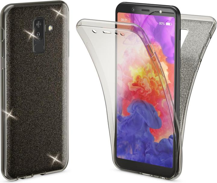 Produktbild Nalia Glitzer Handyhülle 360 Grad (Samsung Galaxy A6+)