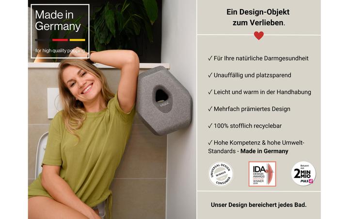 Produktbild Stuul Basalt Toilettenhocker