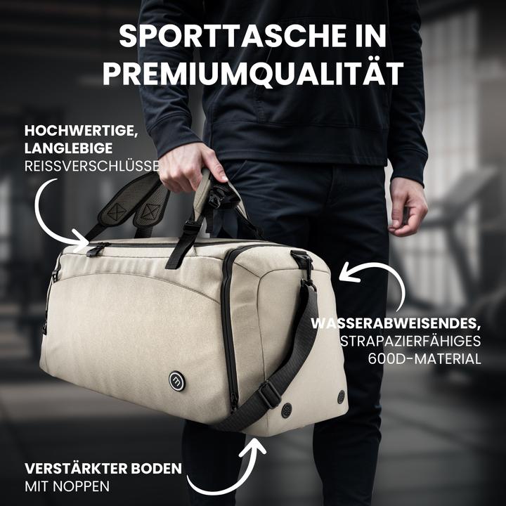 Actual product image BeMaxx Sports Training Bag, 40L, Beige (40 l)