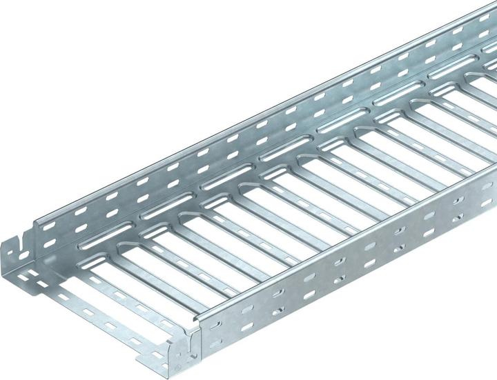 Actual product image OBO Bettermann OBO MKSM 630 FT cable tray MKSM perforated, with quick connection 60x300x3050 (305 cm)