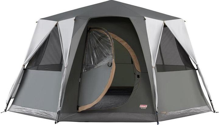 Immagine prodotto Coleman 2176828 Tenda ottagonale con grandi finestre, con vista panoramica a 360 gradi (Tenda a cupola, 20.70 kg, 8 persone)