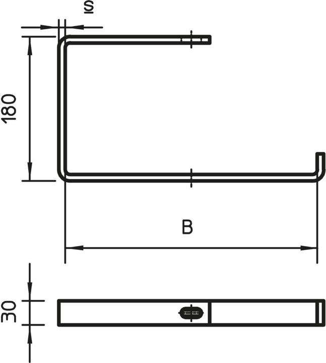 Image du produit OBO Bettermann Vertr Barre de suspension AHB 100 FT