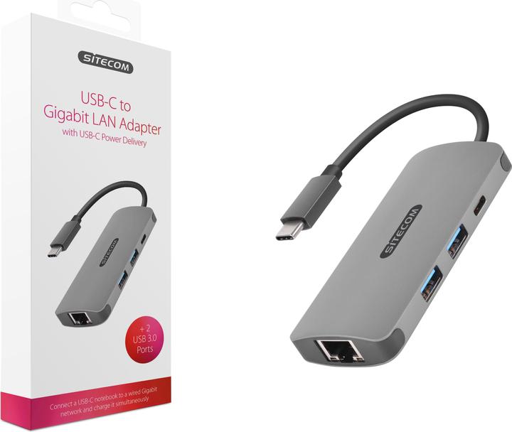 Produktbild Sitecom CN-378 Netzwerkadapter (USB-C, 1 Ports)
