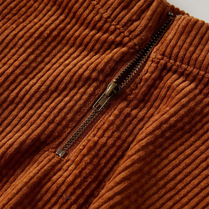 Produktbild VidaXL Kinderrock mit Taschen Cord Cognac 104,Material: 100 (104)