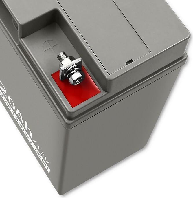 Immagine prodotto Qoltec 53066 Batteria AGM 12V 20Ah max. 300A