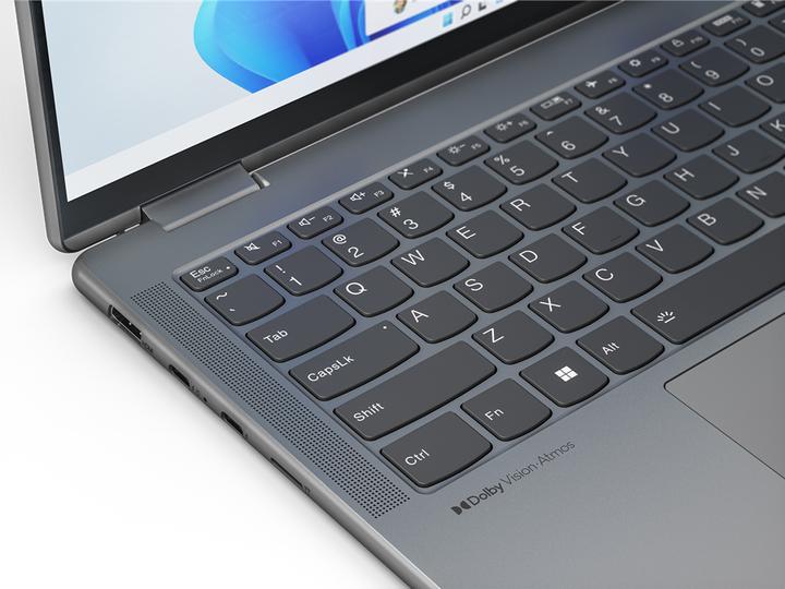 Actual product image Lenovo Yoga 7 82QF0046GE - 14-inch 2.8K OLED Touch, Ryzen 5 6600U, 16GB RAM, 512GB SSD, Digit (14", AMD Ryzen 5 6600U, 16 GB, 512 GB, DE)