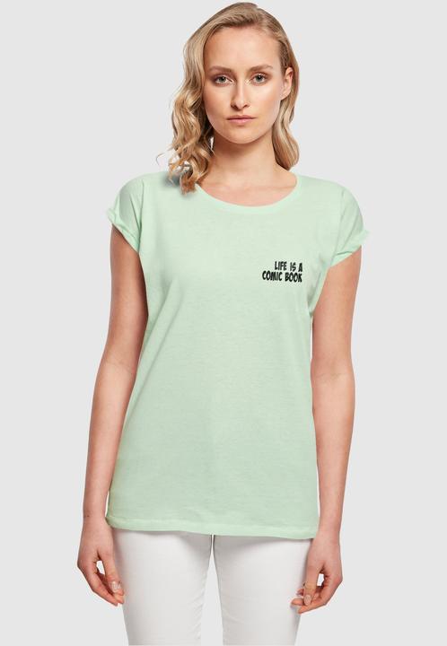 Image du produit Merchcode Ladies Book Comic Extended Shoulder Tee - 112993 (S)