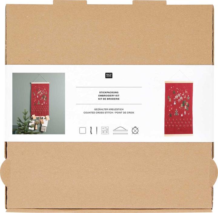 Produktbild Rico Design Stickpackung "Adventskalender"
