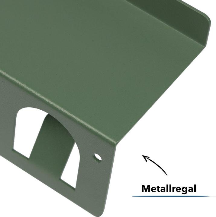 Actual product image Casa Pura Metal wall shelf with hooks