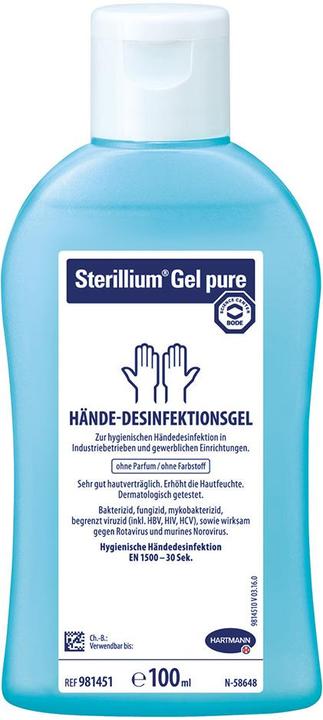 Produktbild Neutral Handdesinfektionsmittel Sterillium Gel Pure (100 ml)