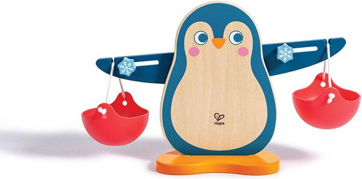 Actual product image Hape Penguin scale with weights