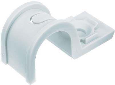 Produktbild ITW Global Fasteners ITW FASTNERS P-CLIP 20mm enkelt kabelbøjle nylon, for Pulsa 800P+, 800E, 700P og 700E - (100 stk.)