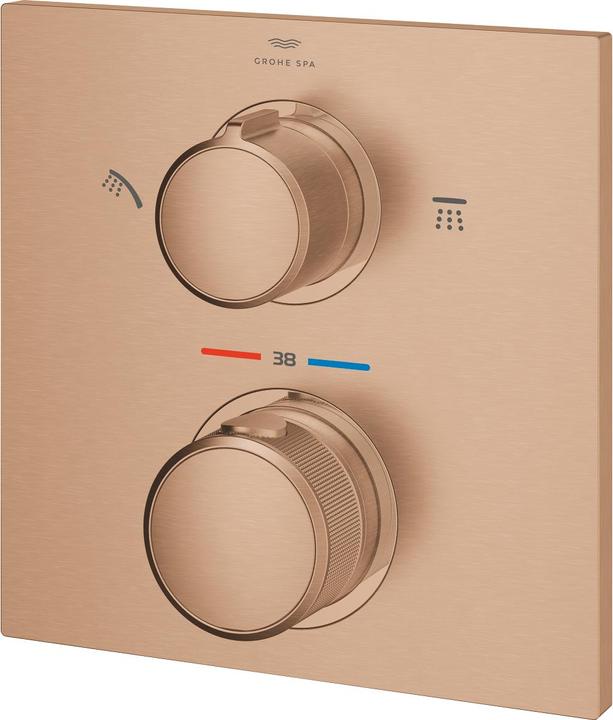Actual product image Grohe Thermostatic shower mixer ALLURE w 2 W diverter wa sun gebü