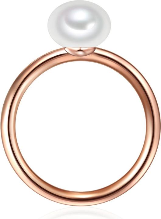 Image du produit Valero Pearls Femme argent sterling perle d'eau douce de culture or rose - 11344 (54, Argent 925)