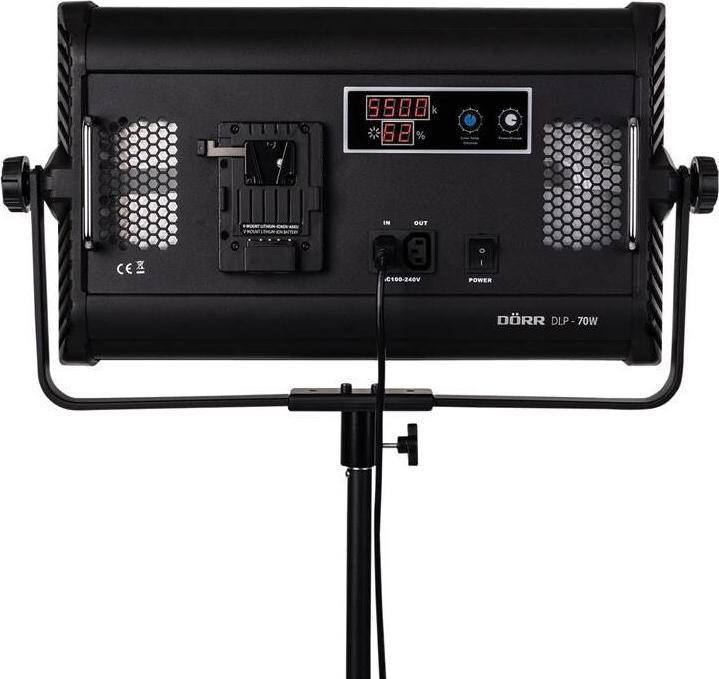 Image du produit Dörr 2 LED Panel Kit DLP-70W avec 2 trépieds et sac (nouveauté)