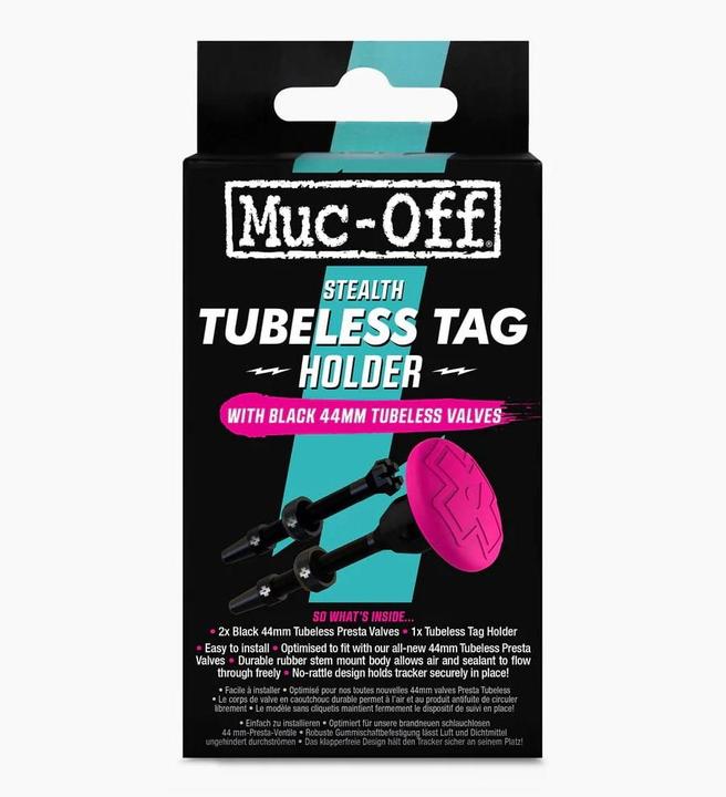 Actual product image Muc-Off Tubeless Tag Holder + Valve Kit