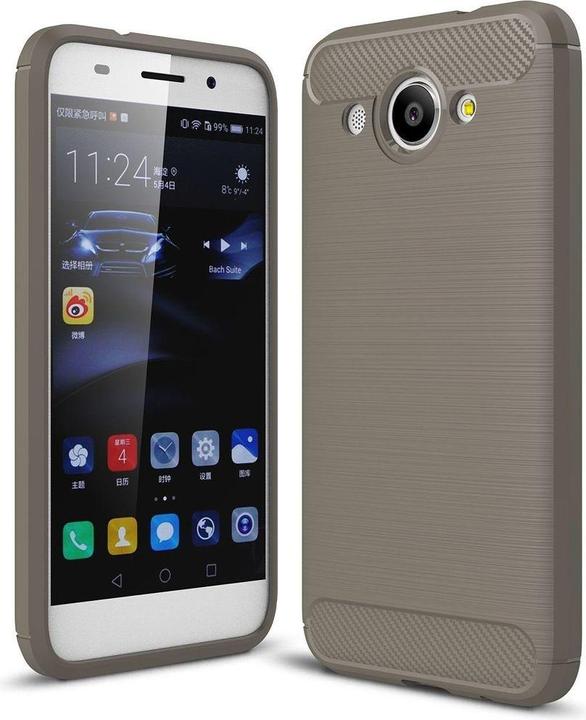 Actual product image König Design Huawei Y3 2018 Case Mobile Cover Protective Case Bumper Grey (Samsung Galaxy J3 (2018))