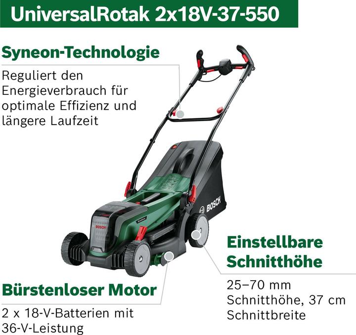 Immagine prodotto Bosch Home & Garden UniversalRotak (Batteria ricaricabile)