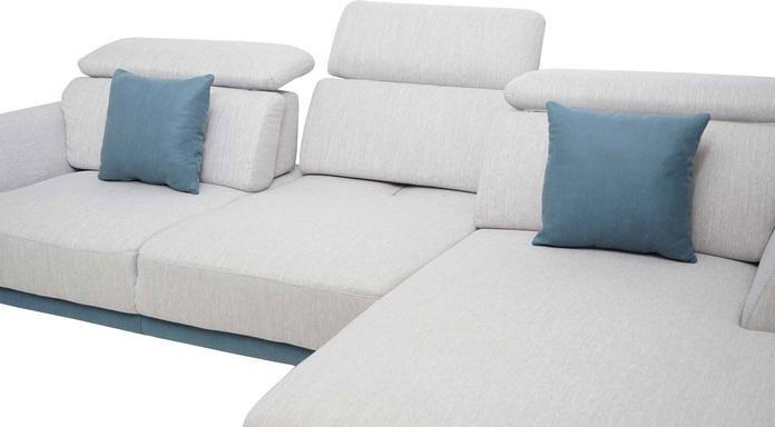 Image du produit Swisshandel24 Canapé, Canapé d'angle en L 3 places, couchage Nosag ressorts ensachés réglables - droite (3 places)