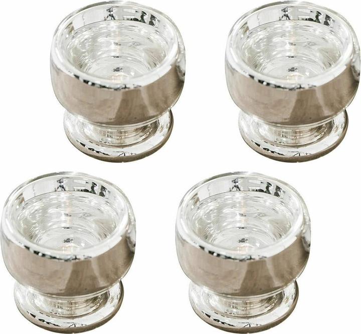 Actual product image Loberon Egg cup set of 4 Lilligret silver (4 x)