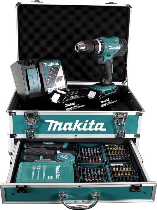 Immagine prodotto Makita DHP453RFX2 Set (Batteria ricaricabile)