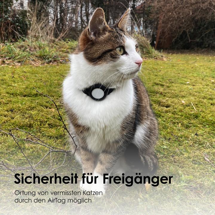Actual product image LucyBalu NEMO AirTag Katzenhalsband (Silikon) (One size, Cat, General)