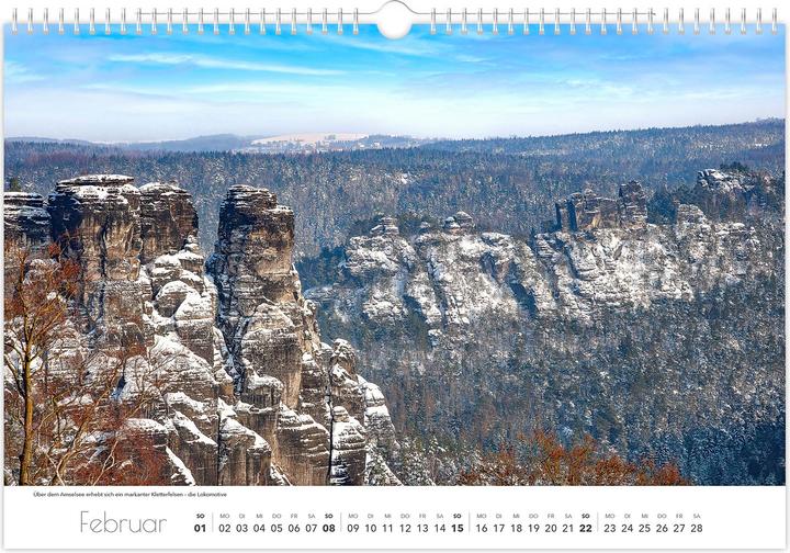 Actual product image Kalender Schsische Schweiz 2026 (45 x 30 cm, German)