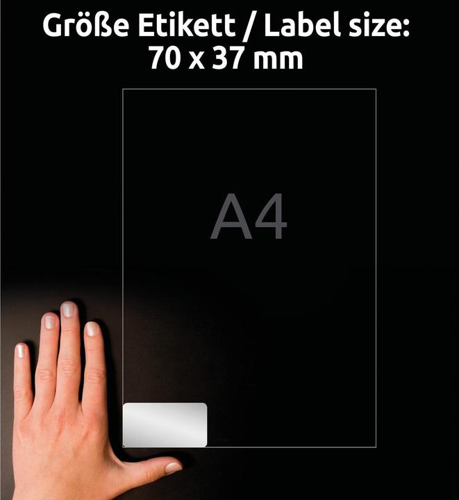Actual product image Avery Type plate labels