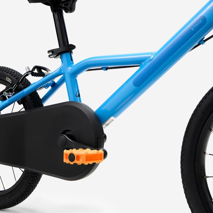 Actual product image Btwin Kinderfahrrad 16 Zoll Discover 500 blau (16")