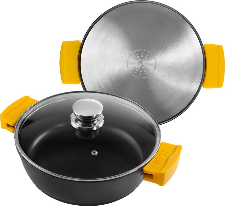 Actual product image Ibili Kochtopf mit Deckel Evolution 24 cm Geeignet für alle Herdarten, inklusive Induktion (Pot, Aluminium)