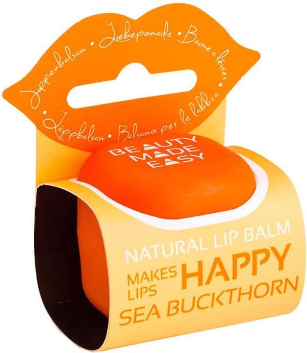 Immagine prodotto Beauty Made Easy Balsamo labbra di origine naturale Olivello spinoso con ingredienti naturali 6,8g