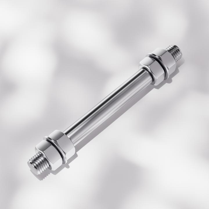 Immagine prodotto Wiltec Asse a rotore di Brouette standard Misura 160x20mm Pneu Larghezza di movimento 120mm Essieu