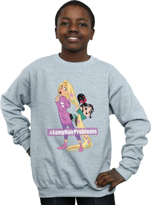 Produktbild Disney Wreck It Ralph Rapunzel And Vanellope Sweatshirt Jungen (140, 146)
