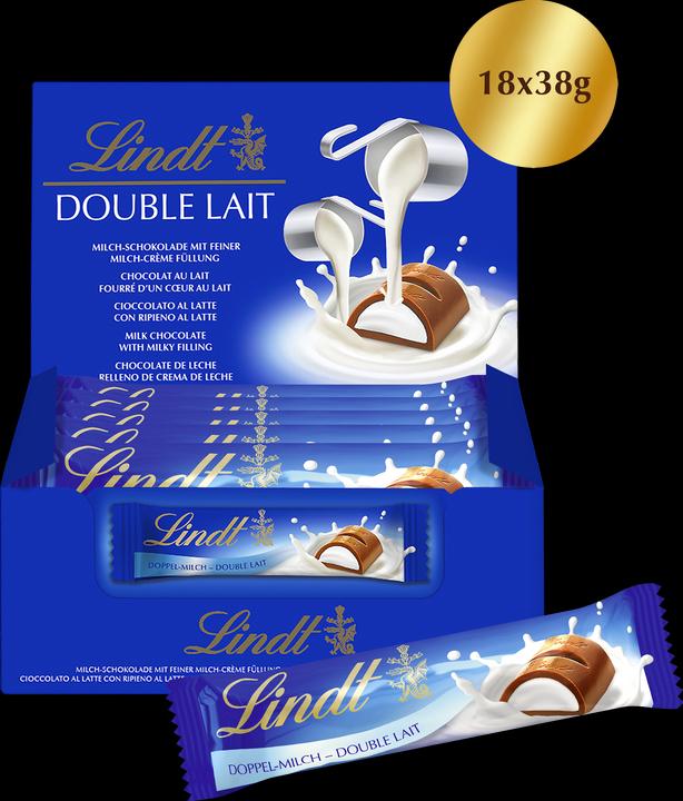 Produktbild Lindt Schokoladenriegel Doppelmilch (684 g)