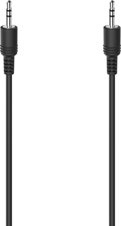 Produktbild Hama Audio-Kabel, 3,5-mm-Klinken-St. - 3,5-mm-Klinken-St., Stereo, 1,5 m (1.50 m, 3.5mm Klinke (AUX))