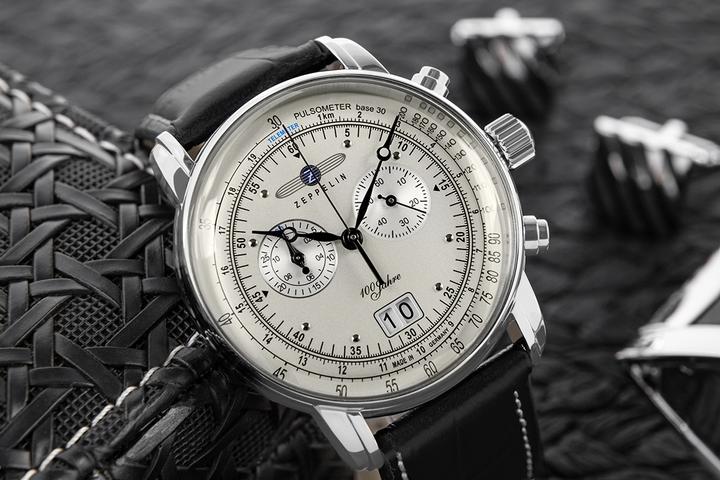 Actual product image Zeppelin LZ127 Count Chronograph (Analogue wristwatch, Chronograph, 42 mm)
