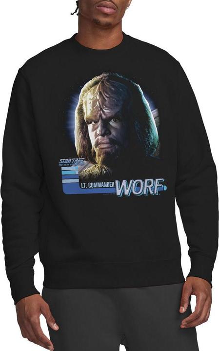 Actual product image Unisex Adult The Next Generation Worf Sweatshirt (S)