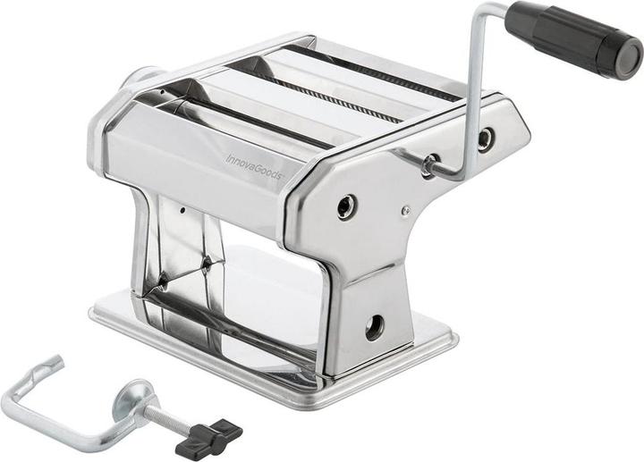 Image du produit InnovaGoods Machine à pâtes en métal - 3 rouleaux de coupe