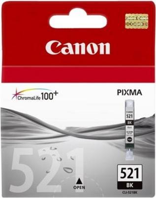 Actual product image Canon CLI-521BK - 9 ml - black - original - blister with anti-theft device (FC)