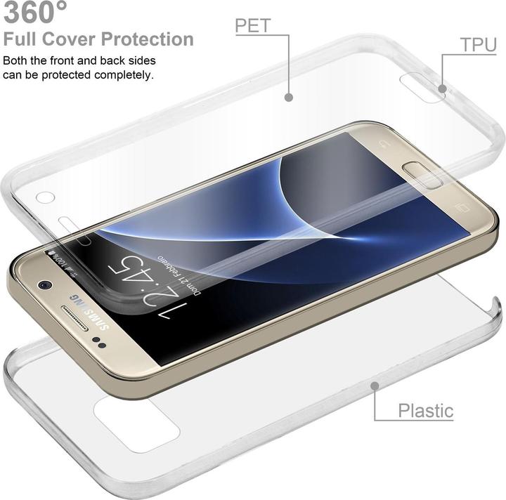 Productafbeelding Cadorabo TPU 360 graden hoesje (Samsung Galaxy S7)